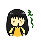シンプル＆カワイイ 黒髪女子の日常（個別スタンプ：36）