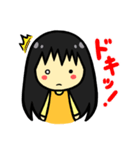 シンプル＆カワイイ 黒髪女子の日常（個別スタンプ：38）