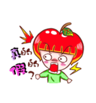 Cutie Apple Girl（個別スタンプ：1）