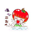 Cutie Apple Girl（個別スタンプ：2）