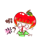 Cutie Apple Girl（個別スタンプ：9）