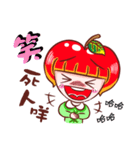 Cutie Apple Girl（個別スタンプ：15）