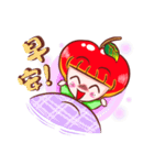 Cutie Apple Girl（個別スタンプ：18）