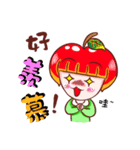 Cutie Apple Girl（個別スタンプ：20）