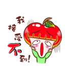 Cutie Apple Girl（個別スタンプ：24）