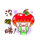 Cutie Apple Girl（個別スタンプ：32）