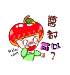 Cutie Apple Girl（個別スタンプ：33）