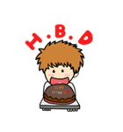 Cute girl ＆ boy Univesity（個別スタンプ：33）