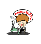 Cute girl ＆ boy Univesity（個別スタンプ：40）