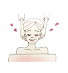おしゃれな女の子の1日（個別スタンプ：1）