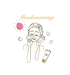 おしゃれな女の子の1日（個別スタンプ：4）