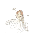 おしゃれな女の子の1日（個別スタンプ：37）
