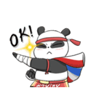 Muay Thai Panda1 (Eng)（個別スタンプ：3）