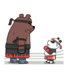 Muay Thai Panda1 (Eng)（個別スタンプ：11）