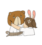 Story of Bearhead and Rabbit（個別スタンプ：39）