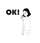 Dual-face girl（個別スタンプ：18）