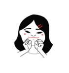 Dual-face girl（個別スタンプ：23）
