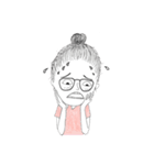Dual-face girl（個別スタンプ：36）