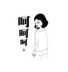 Dual-face girl（個別スタンプ：39）