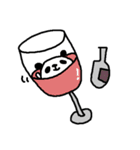 お酒大好きパンダスタンプpanda love sake！（個別スタンプ：6）