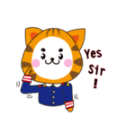 Triangle fat cat（個別スタンプ：24）