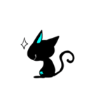 Shadow cat light up！（個別スタンプ：1）