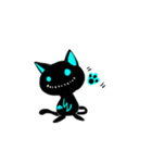 Shadow cat light up！（個別スタンプ：6）