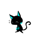 Shadow cat light up！（個別スタンプ：37）