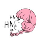 pink hair ANGEL（個別スタンプ：7）