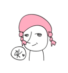 pink hair ANGEL（個別スタンプ：8）