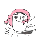 pink hair ANGEL（個別スタンプ：9）