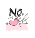 pink hair ANGEL（個別スタンプ：14）