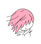 pink hair ANGEL（個別スタンプ：24）