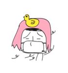 pink hair ANGEL（個別スタンプ：30）