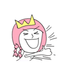 pink hair ANGEL（個別スタンプ：34）