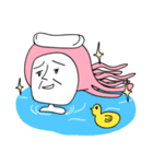 pink hair ANGEL（個別スタンプ：37）
