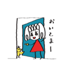 ゆるいリアクションのあの子（個別スタンプ：40）