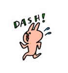 くちばしうさぎ（個別スタンプ：7）