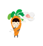 I ware carrot suit（個別スタンプ：2）