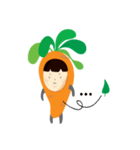 I ware carrot suit（個別スタンプ：3）