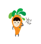 I ware carrot suit（個別スタンプ：4）