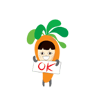 I ware carrot suit（個別スタンプ：6）