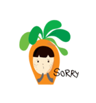 I ware carrot suit（個別スタンプ：7）