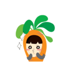 I ware carrot suit（個別スタンプ：8）