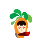 I ware carrot suit（個別スタンプ：11）