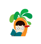 I ware carrot suit（個別スタンプ：13）