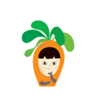I ware carrot suit（個別スタンプ：14）