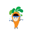 I ware carrot suit（個別スタンプ：16）