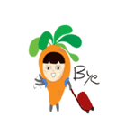 I ware carrot suit（個別スタンプ：17）