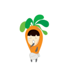 I ware carrot suit（個別スタンプ：18）